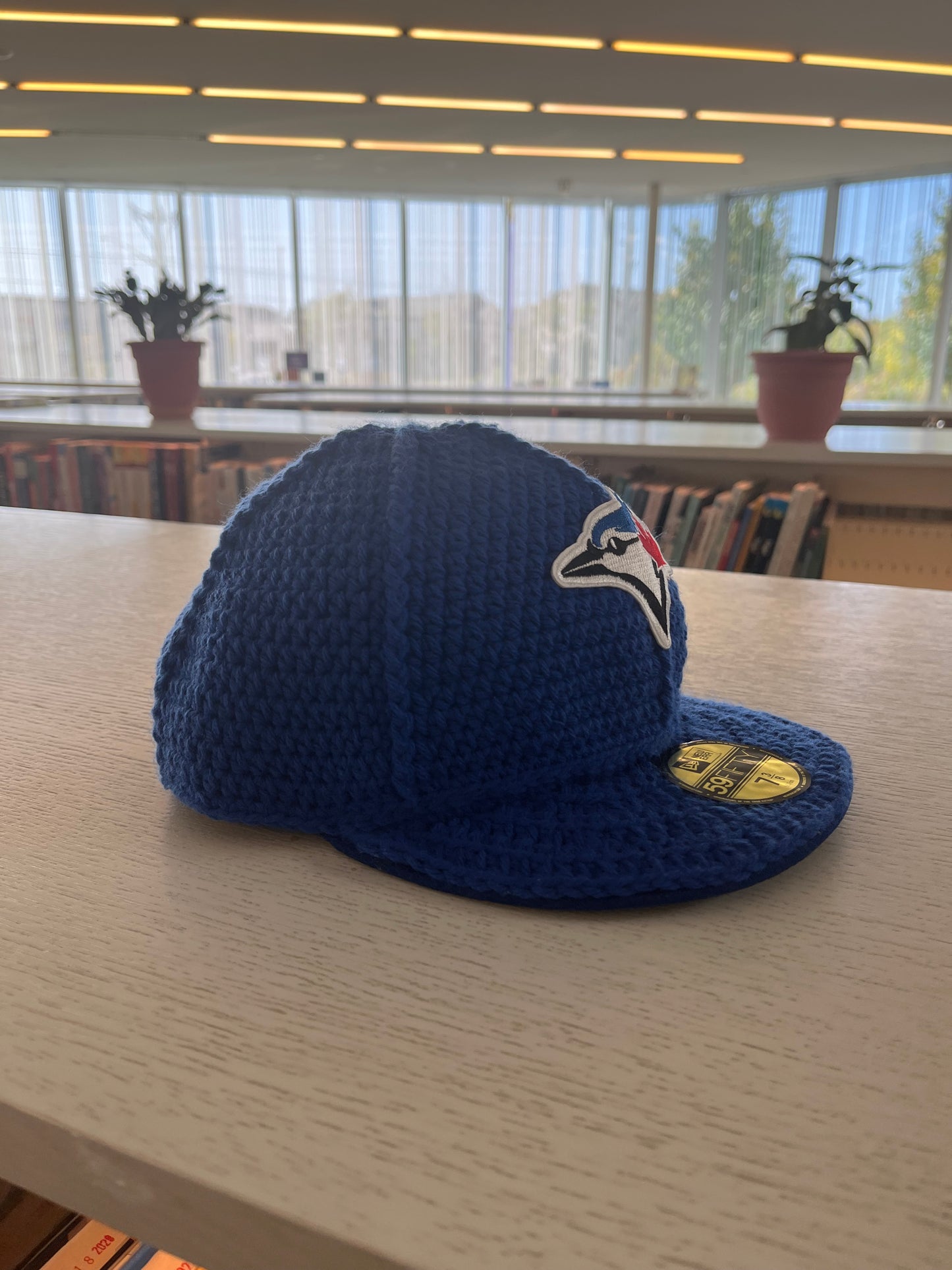 Blue Jays Crochet Fitted Hat