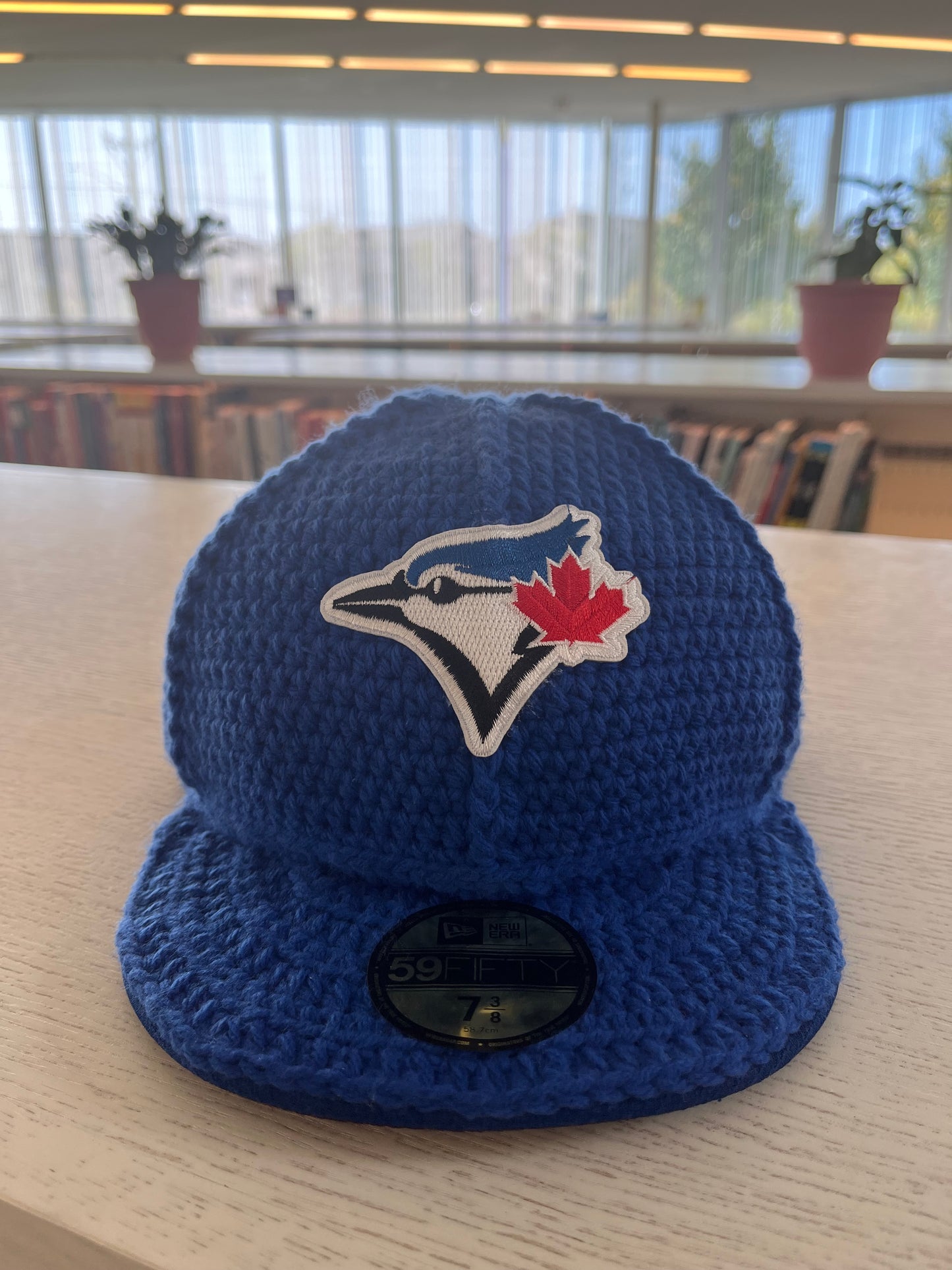 Blue Jays Crochet Fitted Hat
