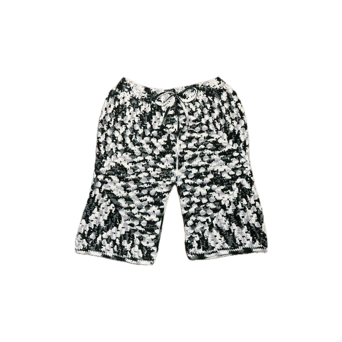 Arctic Camo Crochet Shorts