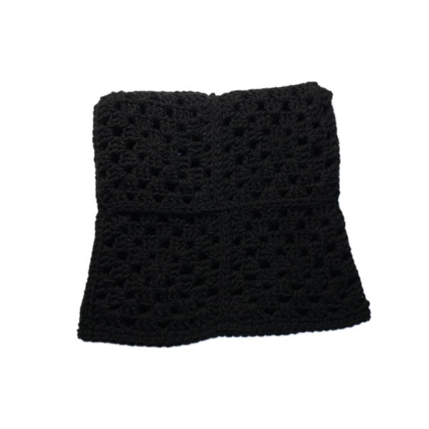 Black Crochet Hat