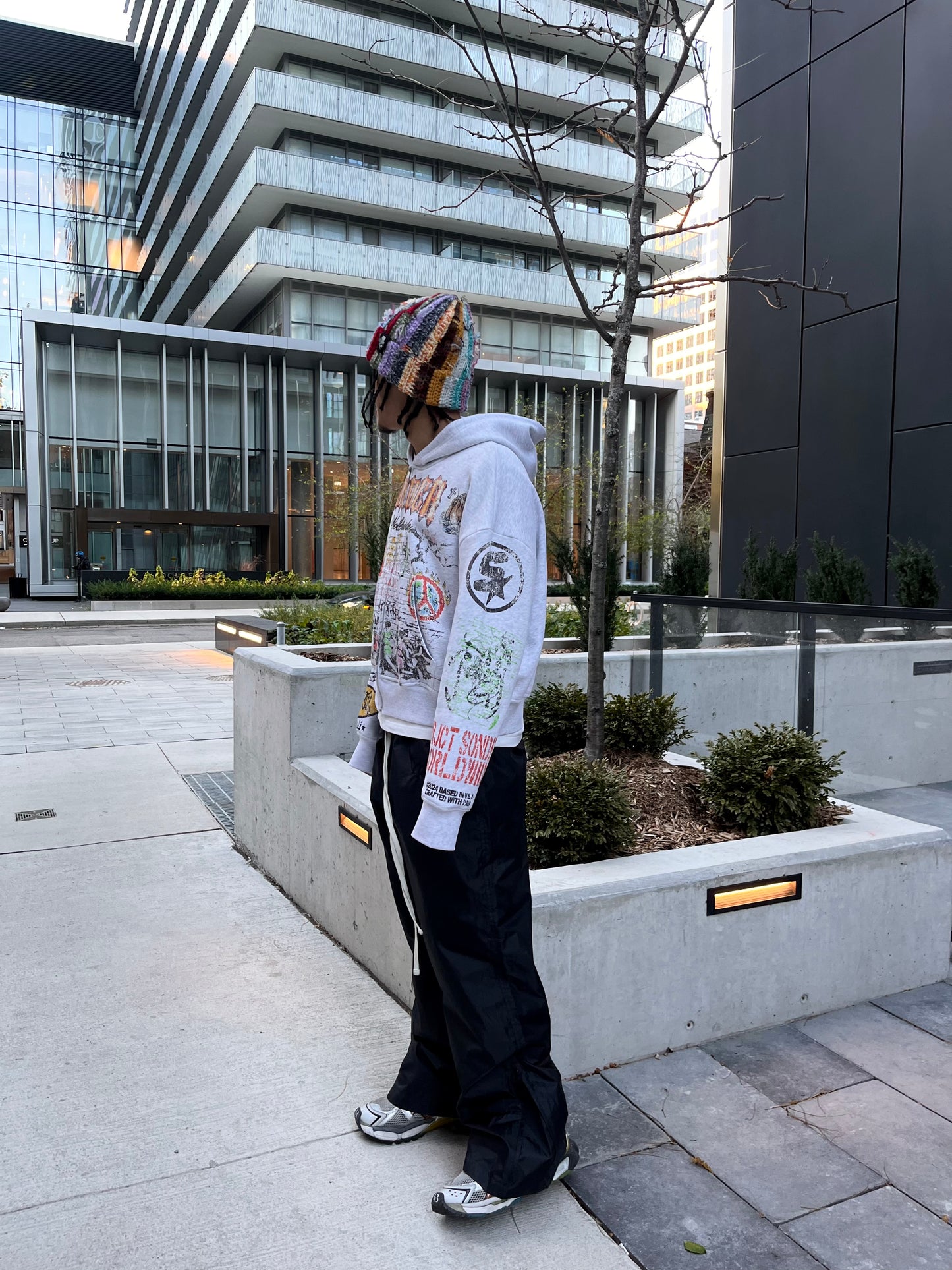 Hand-Tied Beanie 'Multicolor'