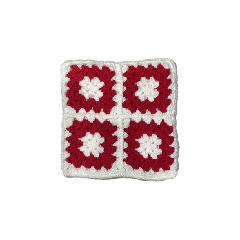 Crimson Red Crochet Hat