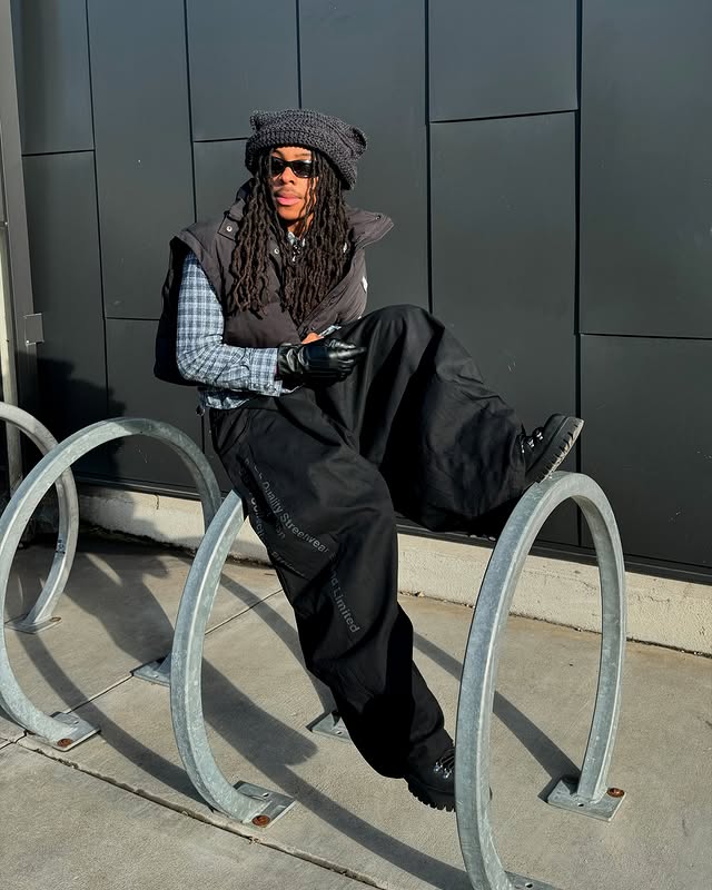 Charcoal Crochet Hat