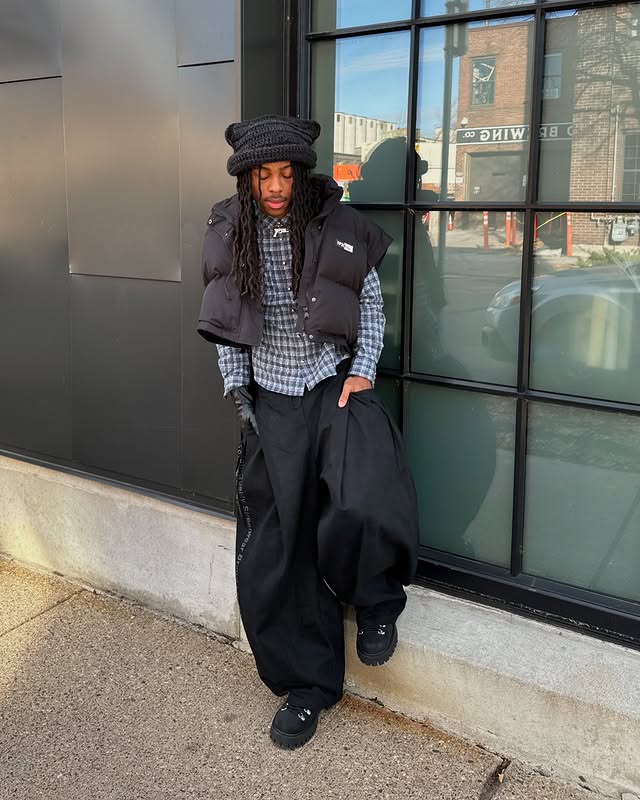 Charcoal Crochet Hat