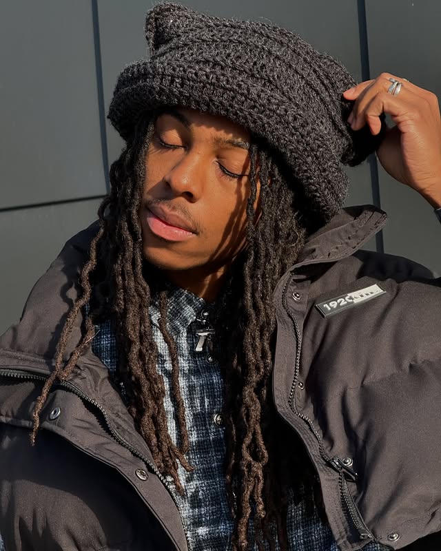 Charcoal Crochet Hat