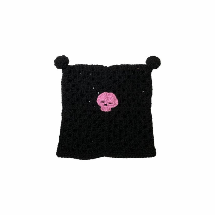 Kuromi Crochet Hat