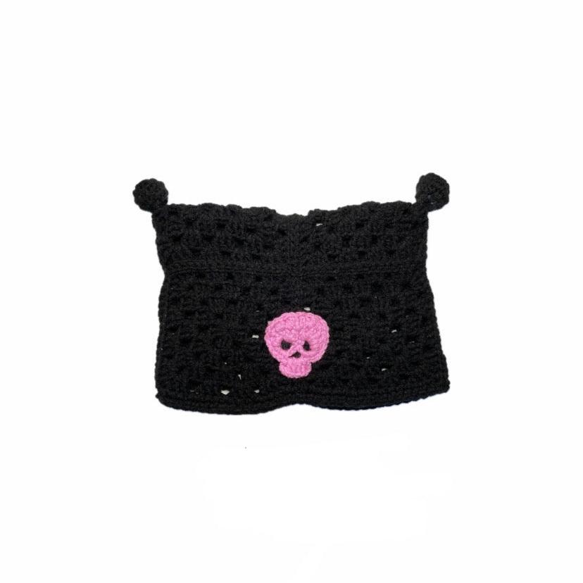 Kuromi Crochet Hat