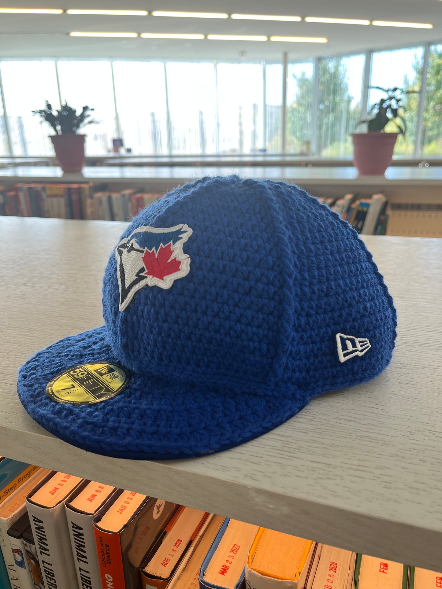 Blue Jays Crochet Fitted Hat