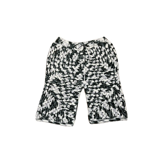 Arctic Camo Crochet Shorts