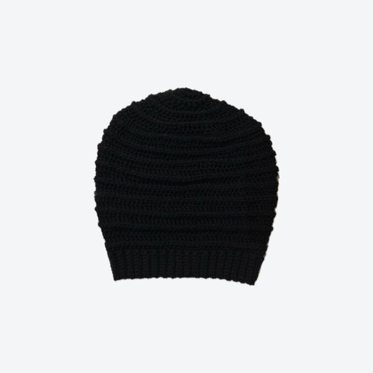 Midnight Black Beanie