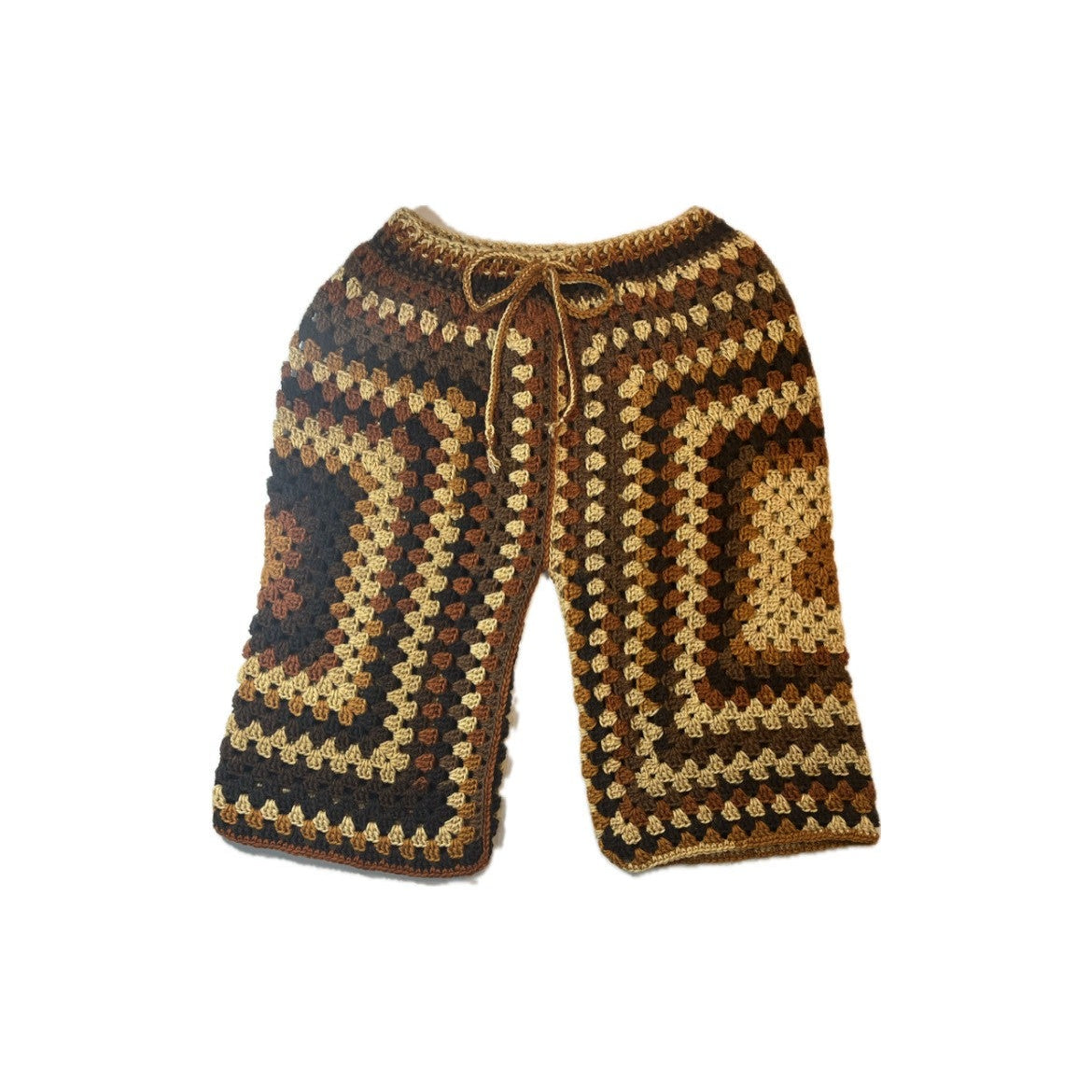 Mocha Mesh Crochet Shorts