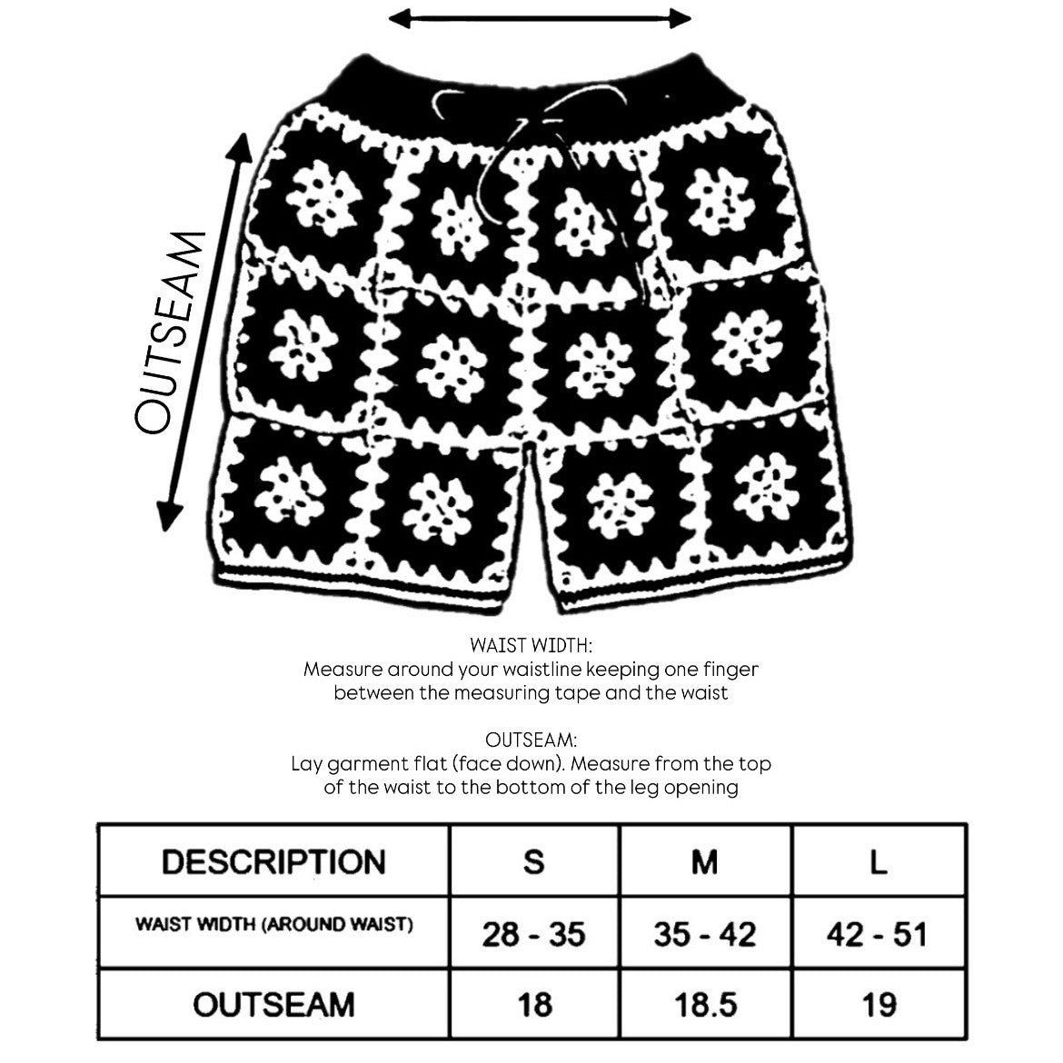 Crimson Red Crochet Shorts